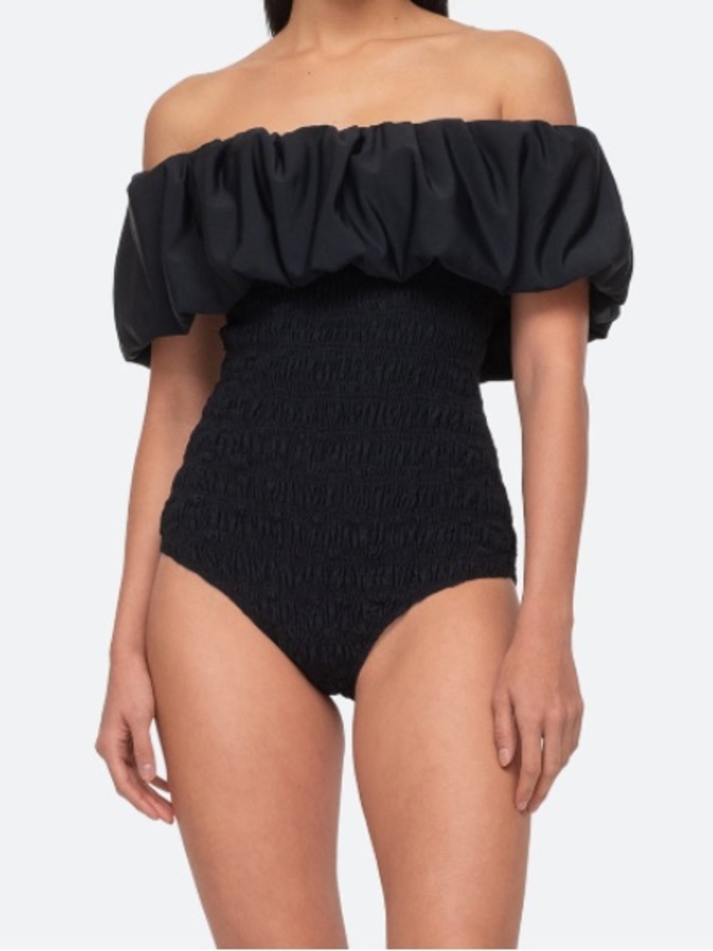 Sea NY Women’s Sophie One Piece, Black color, sample size S/4
